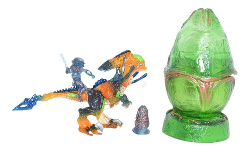 Figura Juguete Huevo Xenomorfo Alien Dino Alien T-rex