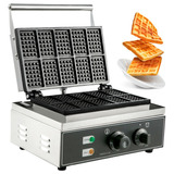 Vevor Maquina Waflera Waffles Gofres Industrial 10 Piezas