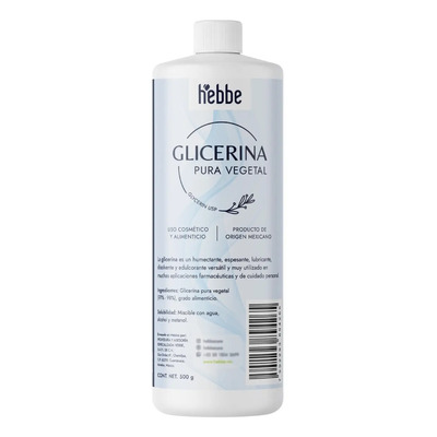 Glicerina Vegetal Usp Pura Grado Alimenticio Cosmetico 500g | Meses sin interés