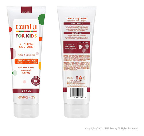 Cantu Niños Crema Peinar Rizos