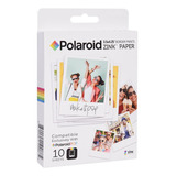 Papel De Fotos Polaroid Pop - 10 Hojas Zink 3.5 X 4.25