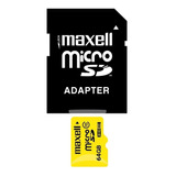 Tarjeta Memoria Micro Sd Xc 64gb Maxell / Tecnofactory
