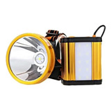 Foco Led Caza 200w Linterna Minera Recargable Usb Camping