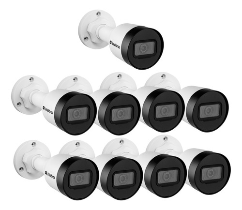 Kit 9 Câmeras Ip 2 Megapixels 30m Poe Vip 1230 B Intelbras