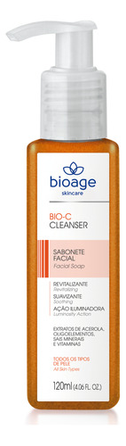 Bio-c Cleanser Sabonete Facial Vitamina C Bioage - 120ml