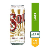 Cerveza Sol Rubia Lata 473ml Pack X24 La Barra Oferta