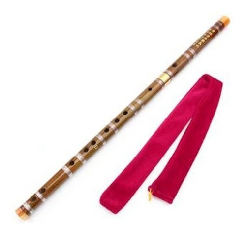 Flauta Chinesa Dizi Transversal Bambu 2 Partes G Sol