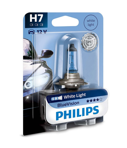 Lampara Philips H7 Blue Vision Xenon Effect Luz Blanca