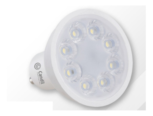 Lámpara Dicroica Led 7w Candil, Gu10,35/100grados Logo