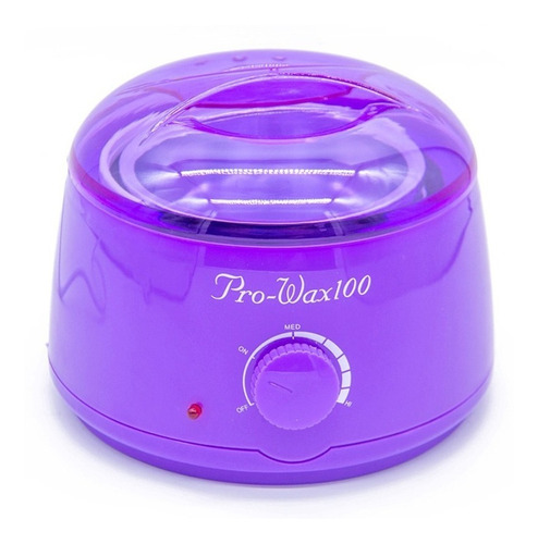 Calentador De Cera Mini Máquina Spa Color Morado