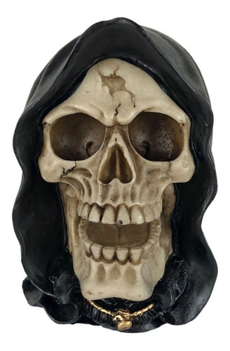 Crânio Caveira Morte Em Resina Halloween Estatuetas Decorati