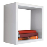 Nicho Decorativo 40x40x20 Cm Em Mdf Branco