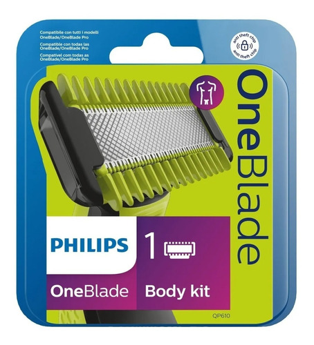 Philips Oneblade Body Kit Repuesto Qp610/50 Face&body
