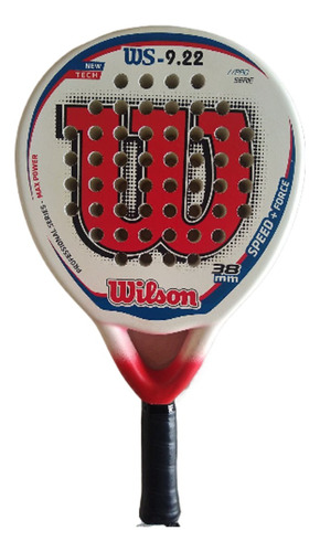 Paleta Padel Wilson Pro 9.22 38mm Entrenamiento