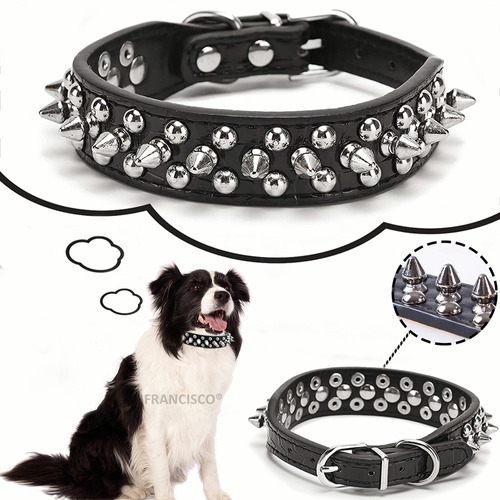 Collares Para Perros Medianos Y Grandes Con Tachuelas Metáli