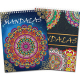 Paquete De 2 Libros De Colorear Relajantes Con Mandalas De E