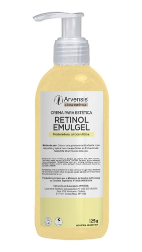 Emulsion Anti Celulitis Retinol Acidos Y Activos Vegetales