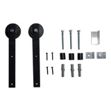 Kit Para Puerta Granero, Ruedas 60mm + Accesorios, Sin Riel