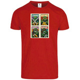 Playera Roja De  Tmnt Tortugas Ninja A789