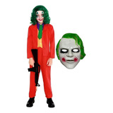 Disfraz Guason Joker Niño + Mascara 