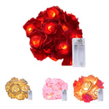 2m 10led Rosa Eterna Tiras Led Luces Led Decorativas