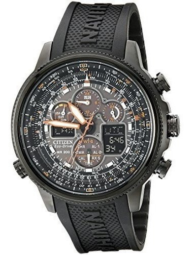 Citizen Men.s Jy8035-04e Navihawk Acero Inoxidable Eco-drive