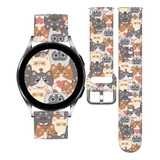 Correa De Reloj Cute Cats De 20 Mm Compatible Con Samsung Ga