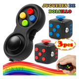 Fidget Cube - Juguete Anti Estrés 3pcs