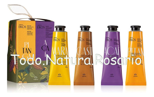 Kit X4 Pulpas Para Manos Natura Ekos 