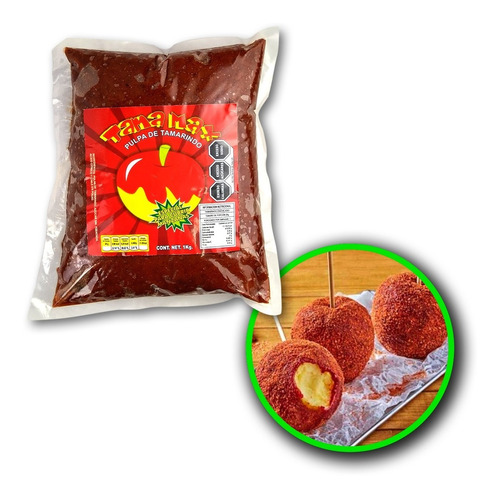 Pulpa De Tamarindo Para Cubrir Manzanas 1 Kg