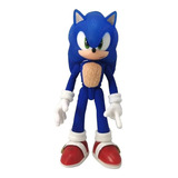 Muñeco Super Sonic Hedgehog Figura Articulable Luz 24cm Woow