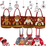 7pcs Bolsas De Navidad For Regalos De Muñecas Decoración A