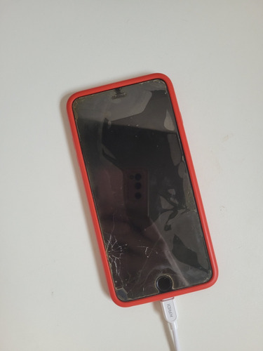 Celular iPhone 6 Plus 128gb Tela Trincada Bateria Usado