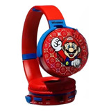 Fone De Ouvido Super Mário Bros Sem Fio Bluetooth Headset