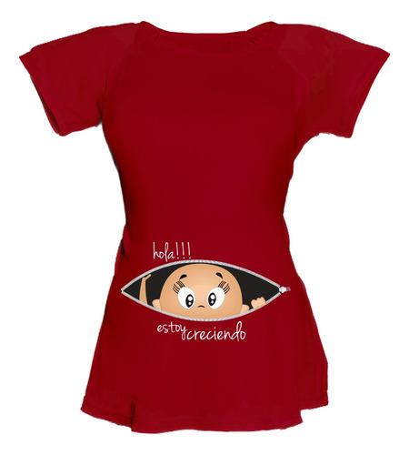 Blusa Especial De Maternidad Embarazo Bebe ¡estoy Creciendo!