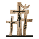 Cruz De Natividad De Madera, Decoración De Mesa, Cruz Decora