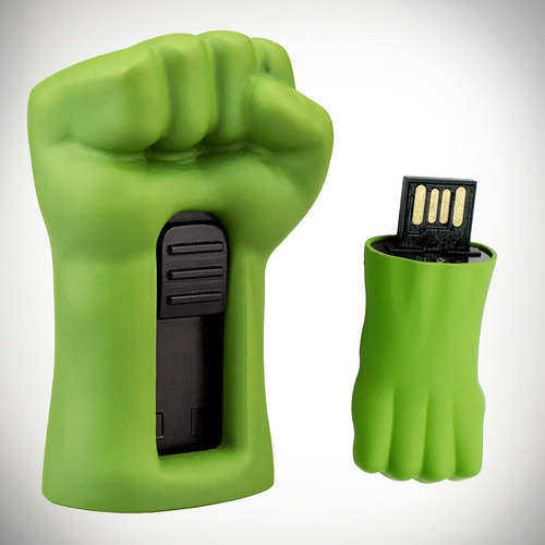 Mano De Hulk Usb - Guante Bruce Banner Superheroes- Avengers