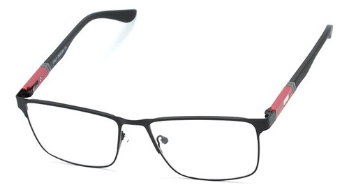 Óculos Armação Masculino Metal Com Lentes Sem Grau Zf-2     