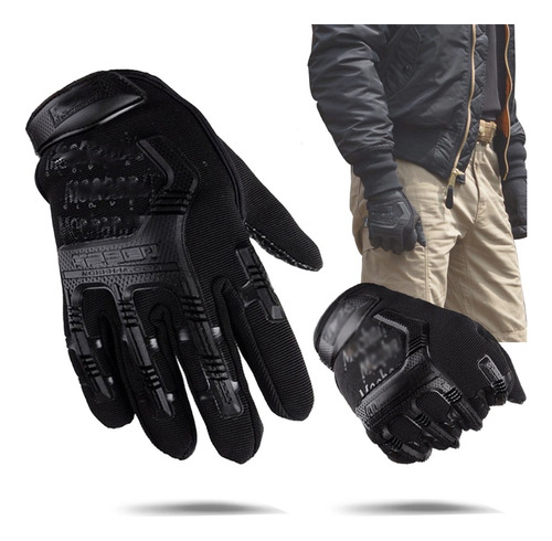 Guantes Moto Impermeable Tacticos Escalabilidad Ajuste Alto