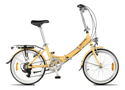 Bicicleta Plegable Aurora Folding Classic - Retro R20.