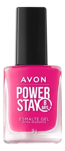 Avon - Power Stay - Esmalte Gel - Diversas Cores Cor Rosa Magenta