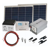 Kit Solar Supervivencia Completo Autoinstalable 600w Cuotas