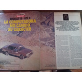 Revista Parabrisas 110 1987 Renault 18 Gtx Il.leer Bien