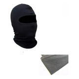 2 Touca Ninja Balaclava Malha Térmica Flanelada Moto Motoboy