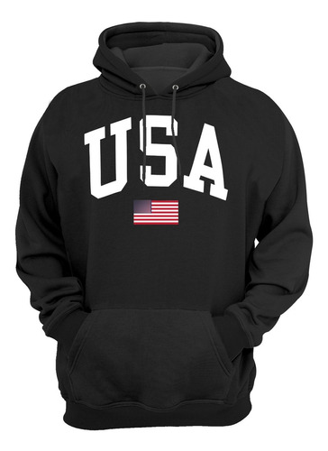 Moletom Masculino Casual Blusa De Frio Com Capuz Usa