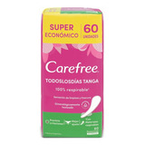 Protectores Diarios Carefree Ajuste Tanga Sin Perfume X 60 U