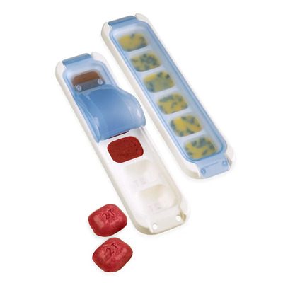 Set 2 Moldes Para Almacenar Alimento De 6 Porciones C/u