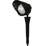 Espeto Led Jardim 5w Luz Âmbar Prova D' Água Cor Da Luz Âmbar 2200k Cor Da Carcaça Preto Voltagem 110v/220v