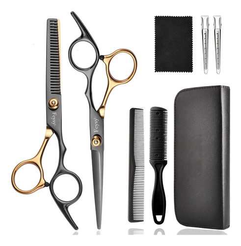 Kit De Tijeras Para Cortar El Cabello, Fcysy Professional Ba