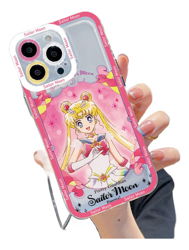 Bonita Funda De Teléfono Con Dibujos Animados De Sailor Moon